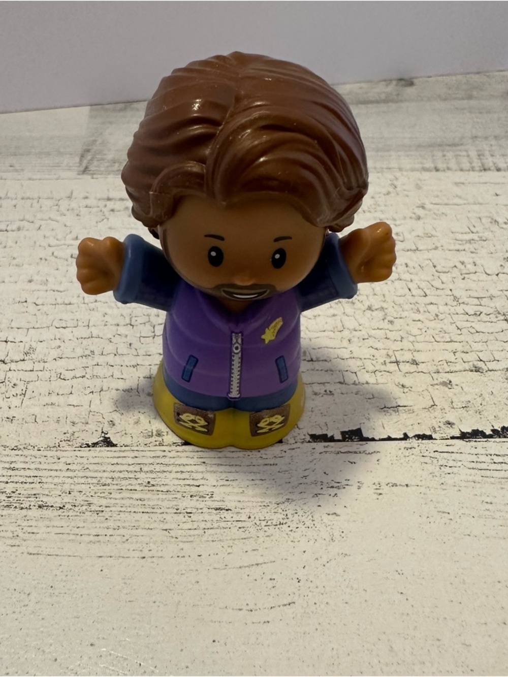 Fisher Price Little People AFRICAN AMERICAN DAD MAN BEARD Father Hispanic